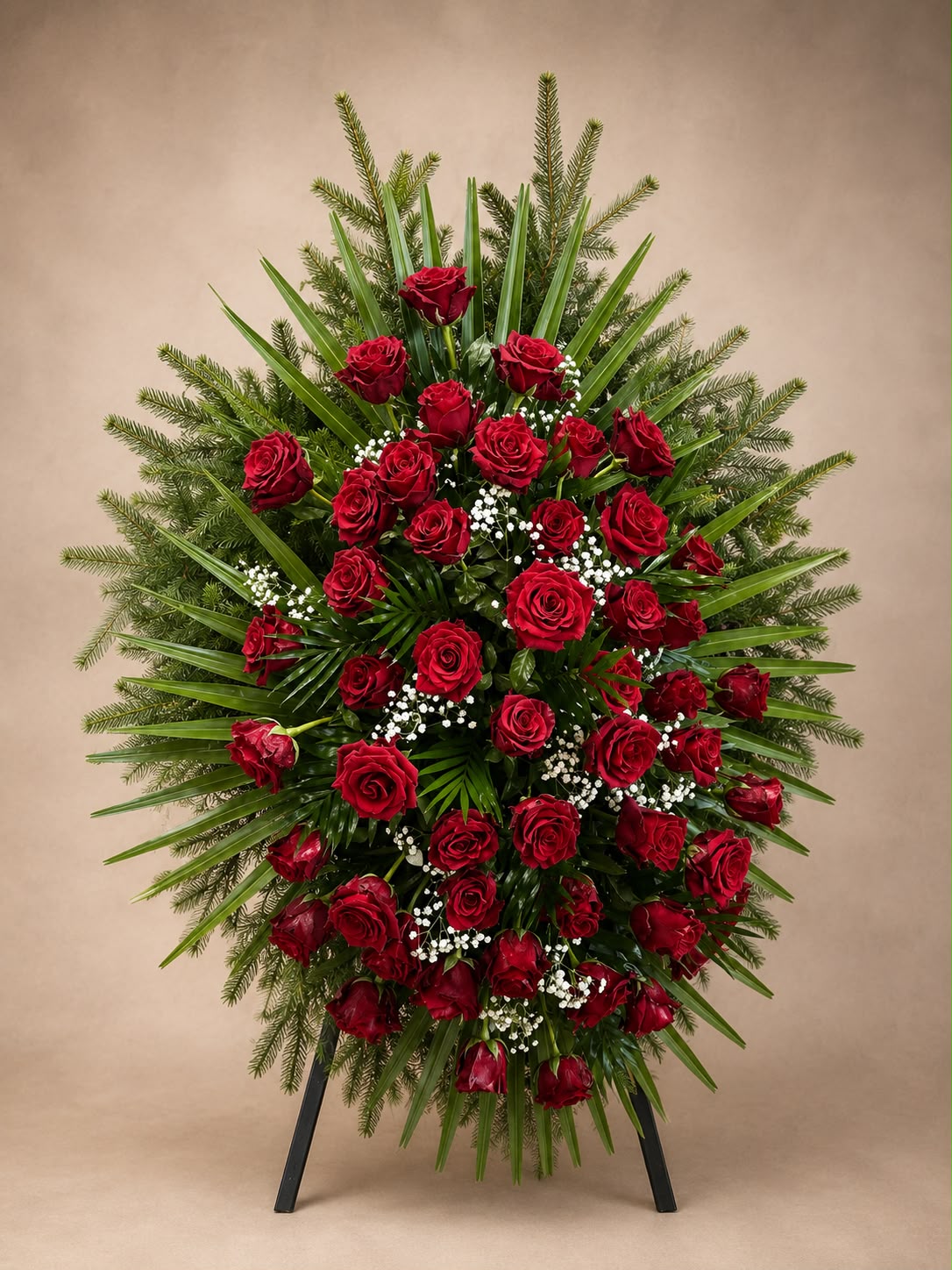 Elegancka kompozycja funeralna z naszej pracowni